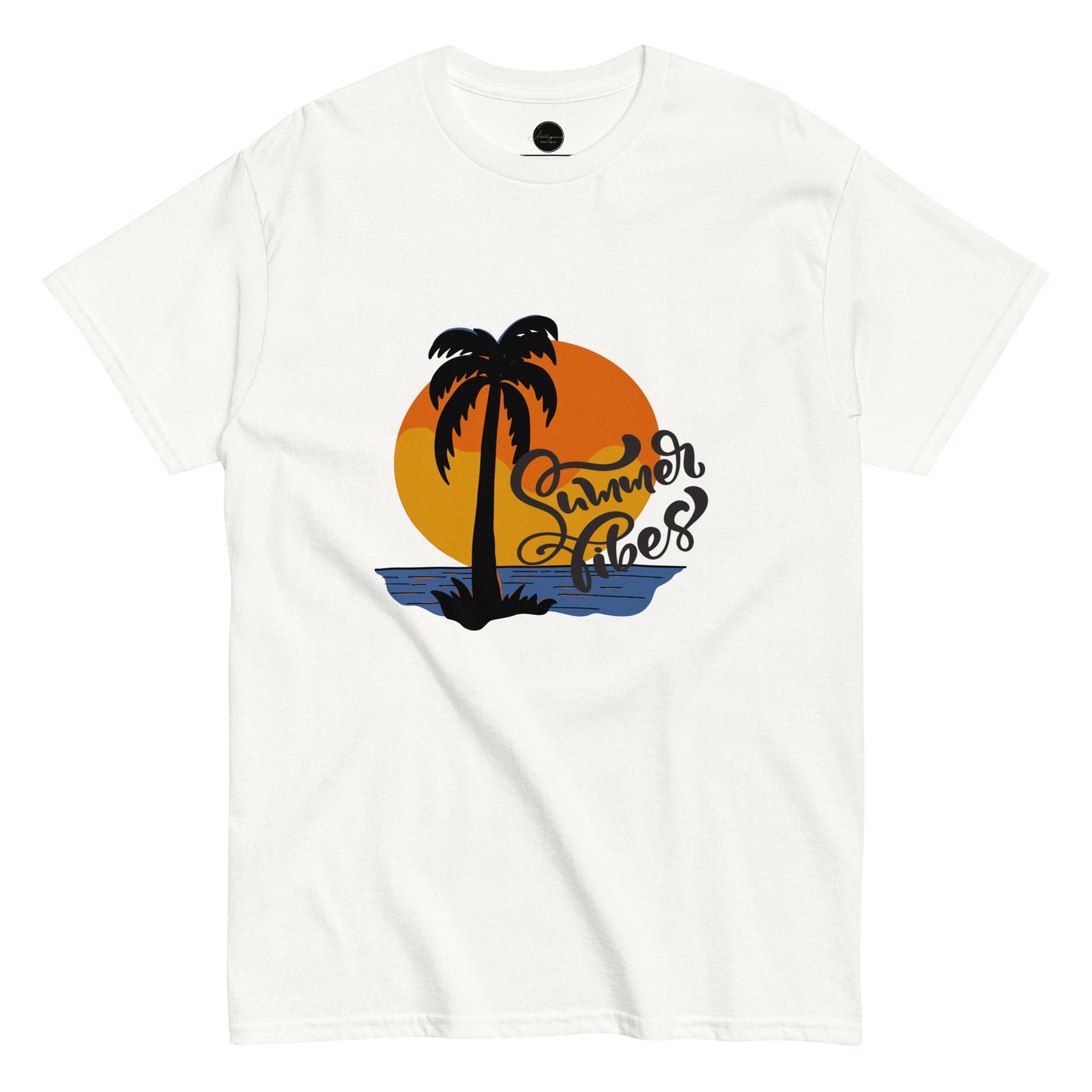 Men's classic tee, Summer Vibes T-shirt, Trendy men's wear ,Fun design for him