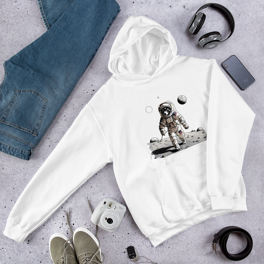 Bear Astronaut Hoodie,Astro themed men trend