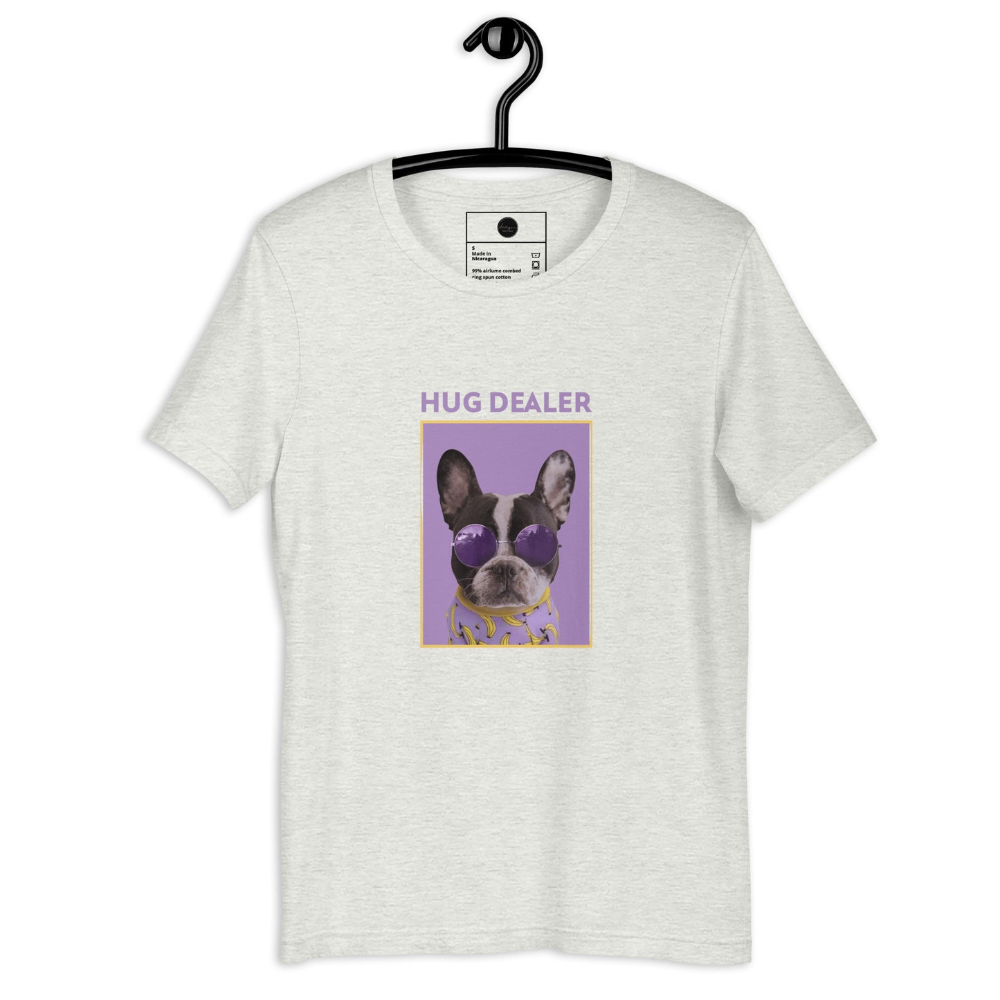 " Hug dealer " The french bulldog graphic Tee