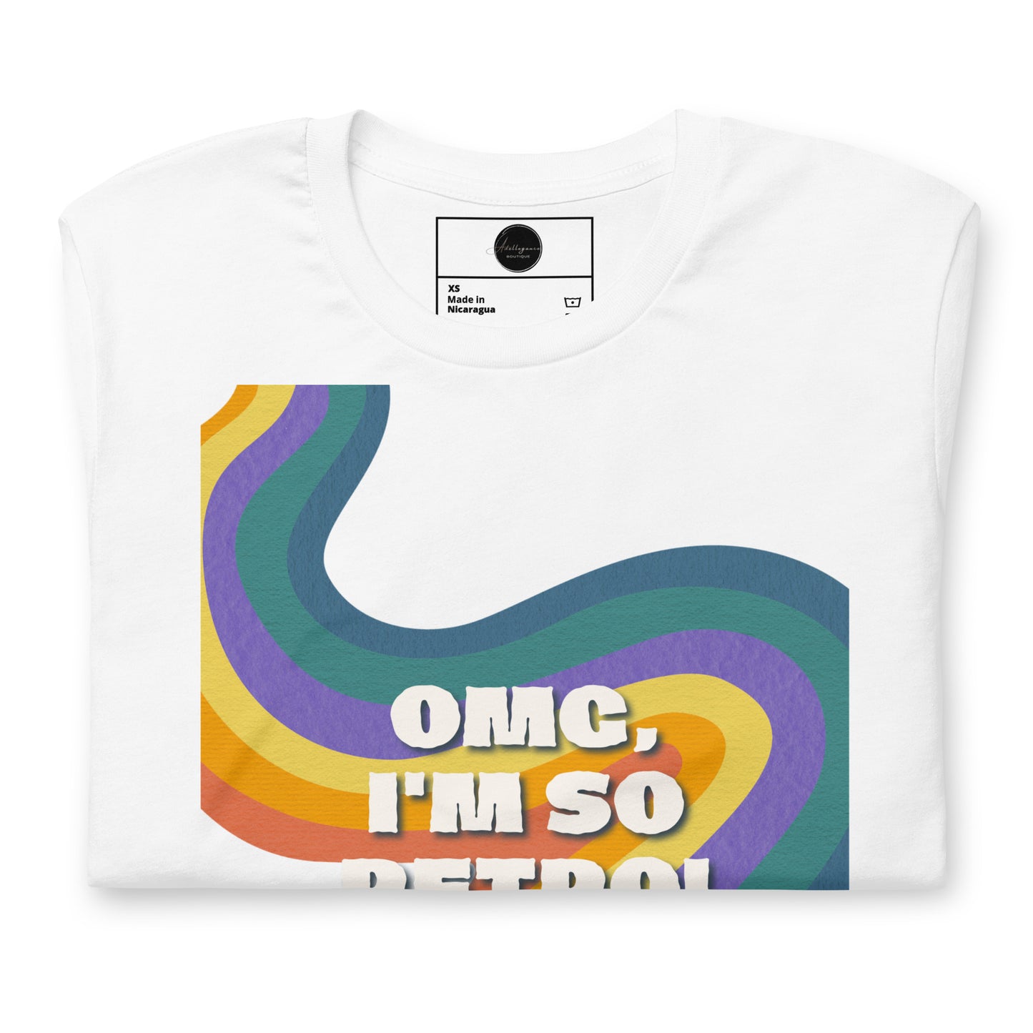 " OMG i'm so retro " Graphic T-shirt