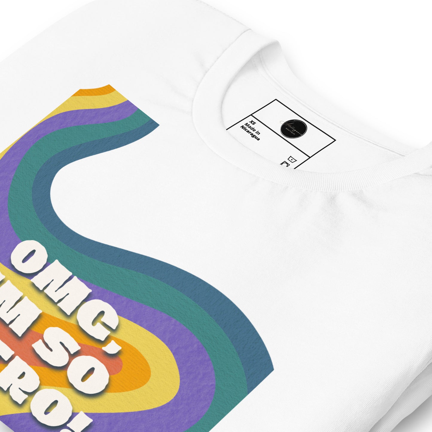 " OMG i'm so retro " Graphic T-shirt